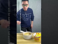 183g * 12 carne de vaca Vermicelli macarrão instantâneo com vegetais e ovos marinados Sopa de ouro sabor de carne de vaca