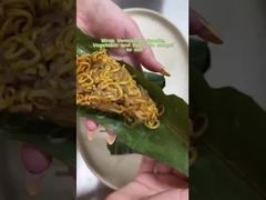 Alguma vez cozinhaste zongzi com macarrão instantâneo?