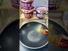 Peso líquido 208g. Noedles chineses rápidos e vermicelli com sabor de macarrão de caracol de ovo inteiro.