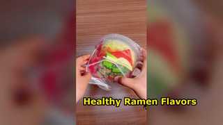 Saudável com sabores de Ramen Frito