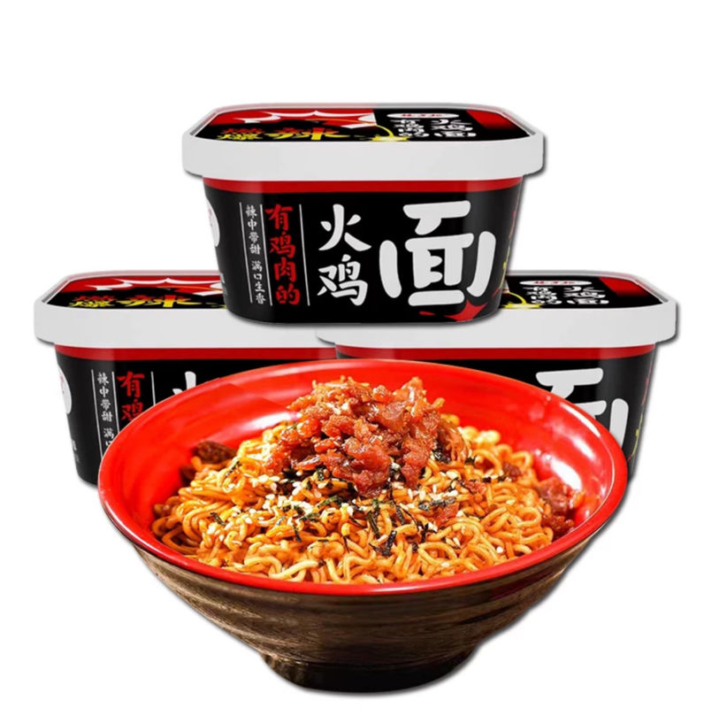 Noedles instantâneos coreanos com sabor de frango quente OEM Noedles de frango coreano