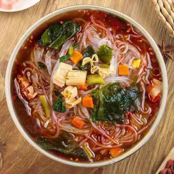 Cristalino e suave macarrão instantâneo de vermicelli potente e delicioso escolha batata doce vermicelli