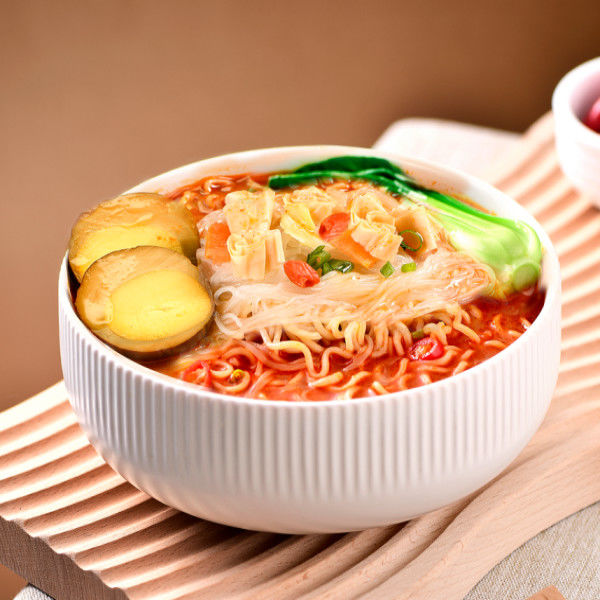 200g*12 Vermicelli e macarrão instantâneo Experiência de sabor diferente dos macarrões instantâneos tradicionais com ovo