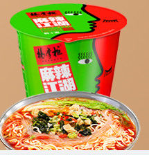 JiangHu ramen não frito macarrão instantâneo com sabor azedo e picante produtos personalizados aceitável