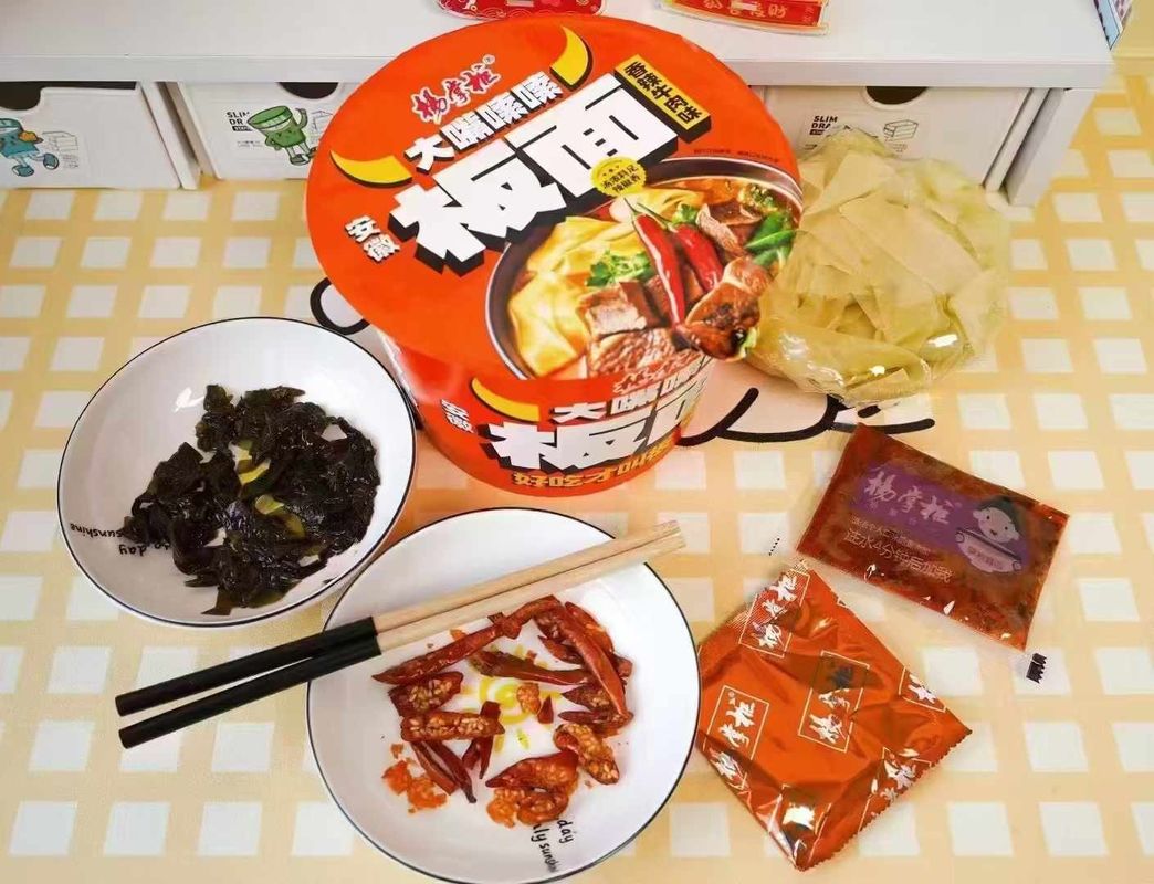 Noodles instantâneos Noodles não fritos 1 porção tamanho 167G para benefício
