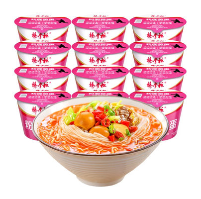 Vermicelli e macarrão instantâneo com sabor de tomate e carne de vaca aceitável